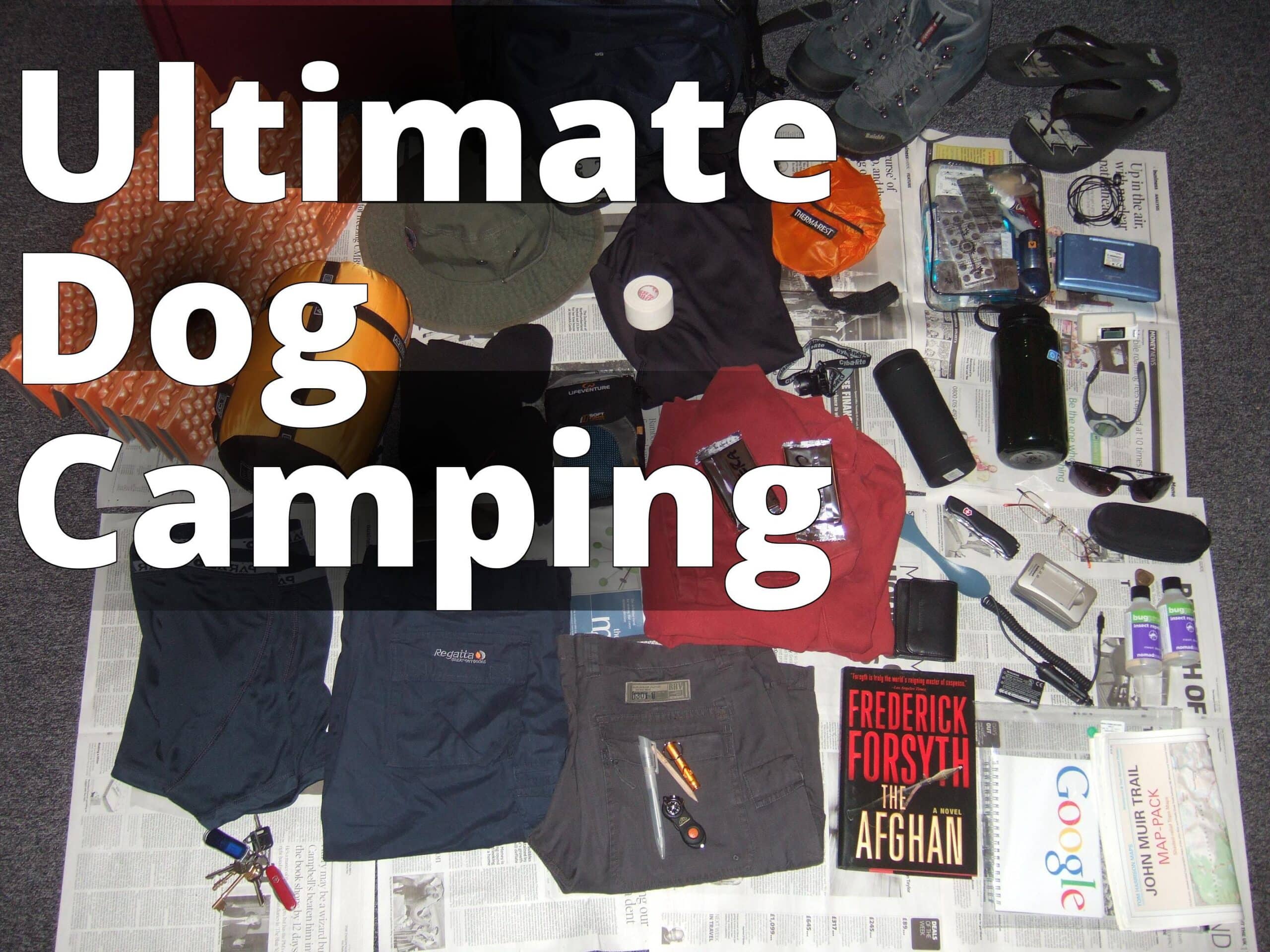 File:Camping Equipment (542927498).jpg - a pile of clothing and items on a newspaper